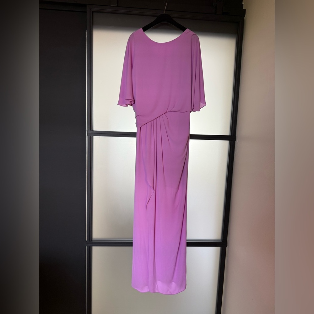 Halston Heritage Lavender Evening Gown